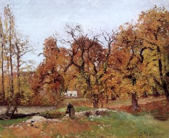 Camille Pissarro : Autumn Landscape, near Pontoise